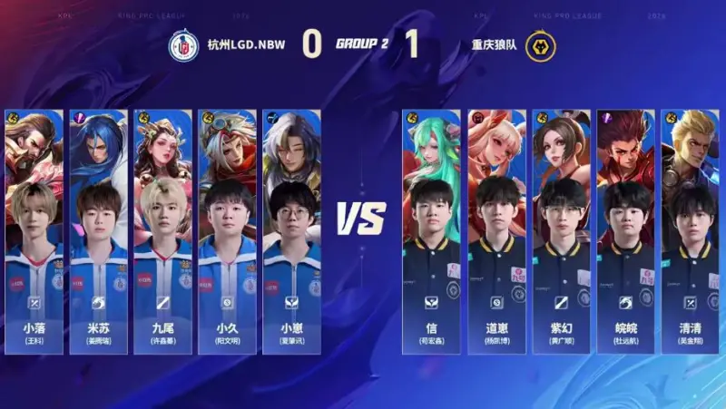 竞技宝网页版-LGD 1-1 WOL：不知火舞胜率依旧惨淡，LGD拉扯阵容扳回一城