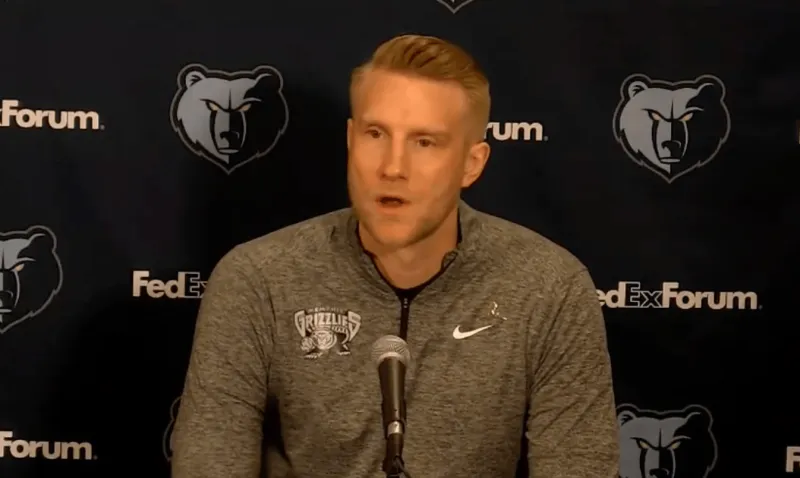 竞技宝网页版-灰熊主帅采访全文：年轻球员非常棒，会继续保持战术风格